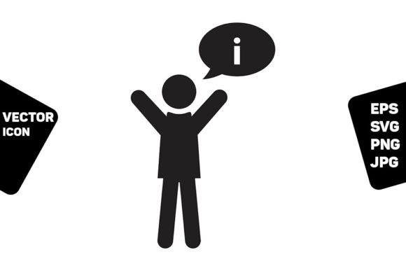 Answer Icon Vector Male Person Profile Graphics