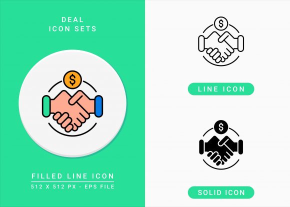 Deal Icons Set for Crafters and Small Business Design