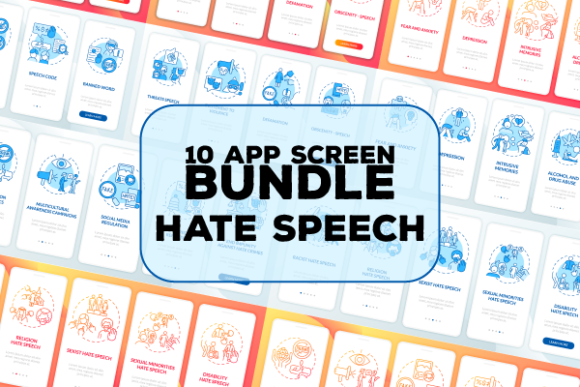 Exposure to Violence App Page Bundle Graphics