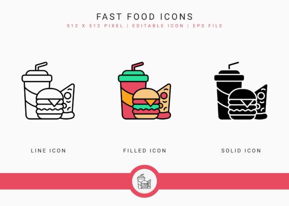 Fast Food Graphics for Local Branding