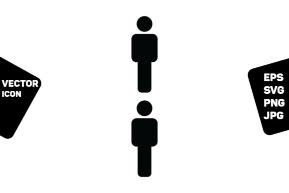 Users Icon Vector Male People Symbol Graphics